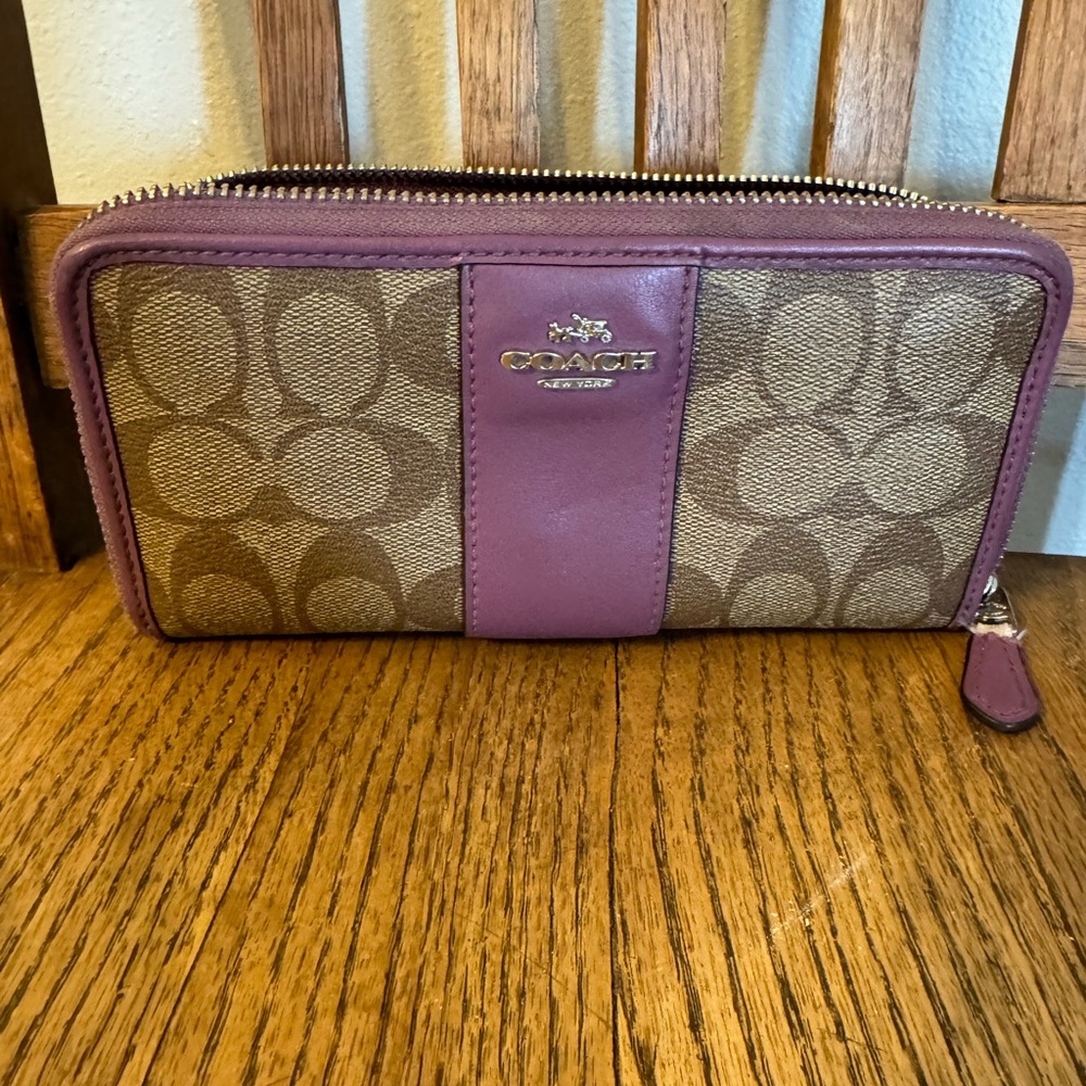 Coach Purple wallet